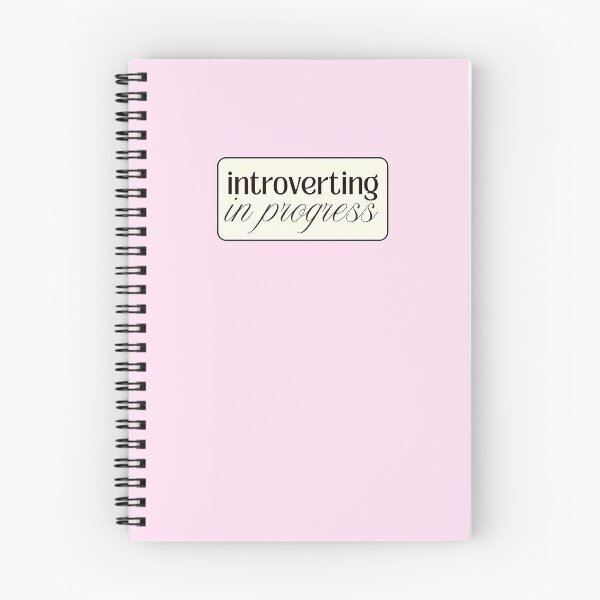 Item preview, Introverting in Progress Funny Introvert Quote designed and sold by jianina-alondra.