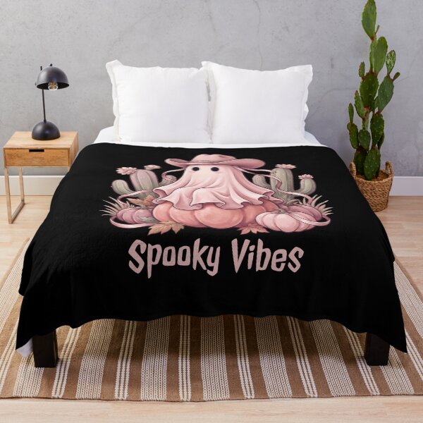Item preview, Western Pinkoween Spooky Vibes Cowboy Ghost designed and sold by MythicCotton.