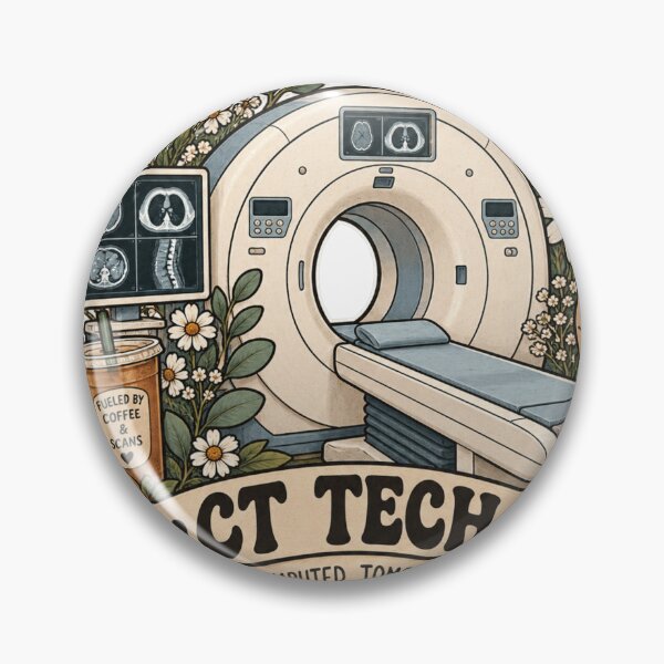 Item preview, Botanical CT Tech Life - Computed Tomography Technologist designed and sold by LUX2Boutique ★★★★★.