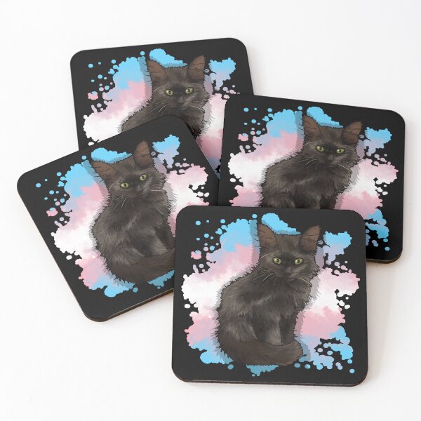 Item preview, Trans Pride Kitten designed and sold by Art by Veya.