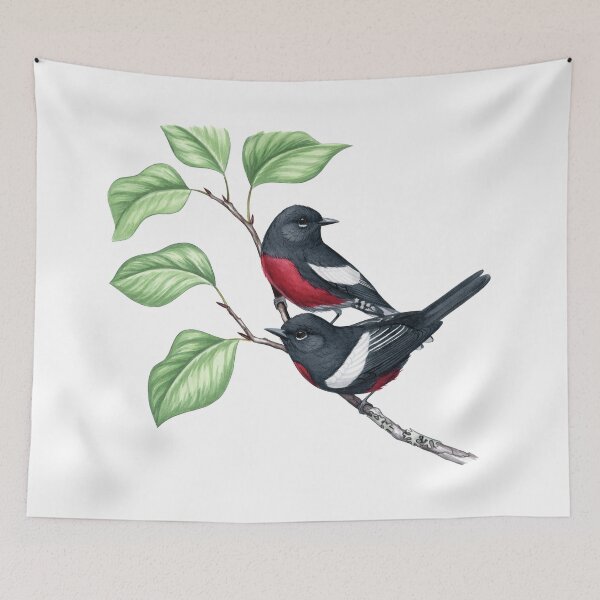 Item preview, Painted Redstart (Myioborus pictus) designed and sold by JadaFitch.