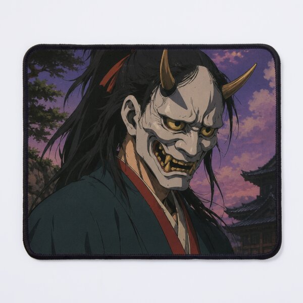 Item preview, Japanese Hannya Samurai Moon Guardian designed and sold by bapupa.