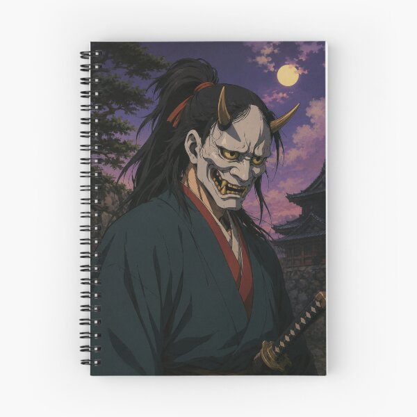 Item preview, Japanese Hannya Samurai Moon Guardian designed and sold by bapupa.