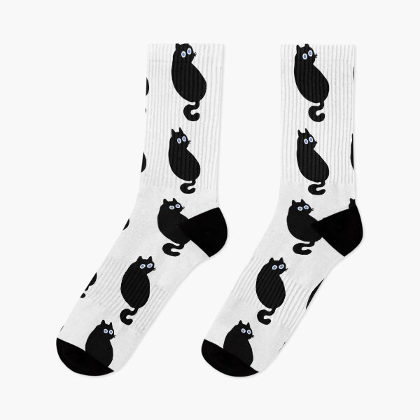 Item preview, Big Eyed Black Cat Back Print designed and sold by Marilia Rosado Studio.