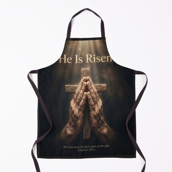 Item preview, He Is Risen – Praying Hands Easter Faith Poster designed and sold by @SHINTOSARTSTORE.