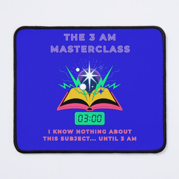 Item preview, The 3 AM Masterclass - Funny ADHD Hyperfocus Meme designed and sold by kryoarts.
