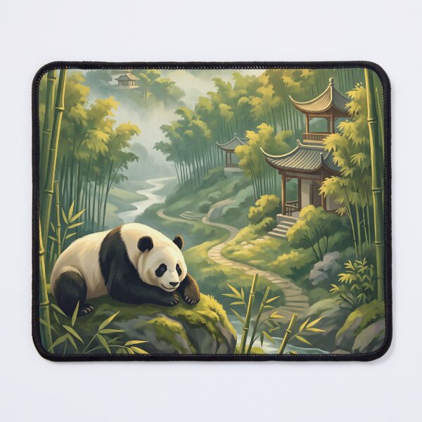 Item preview, Chengdu China Vintage Panda Travel Illustration designed and sold by Bomax121.