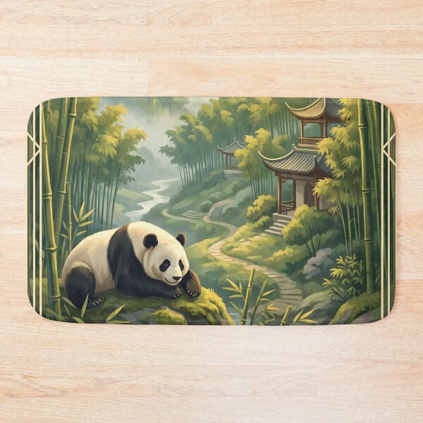 Item preview, Chengdu China Vintage Panda Travel Illustration designed and sold by Bomax121.