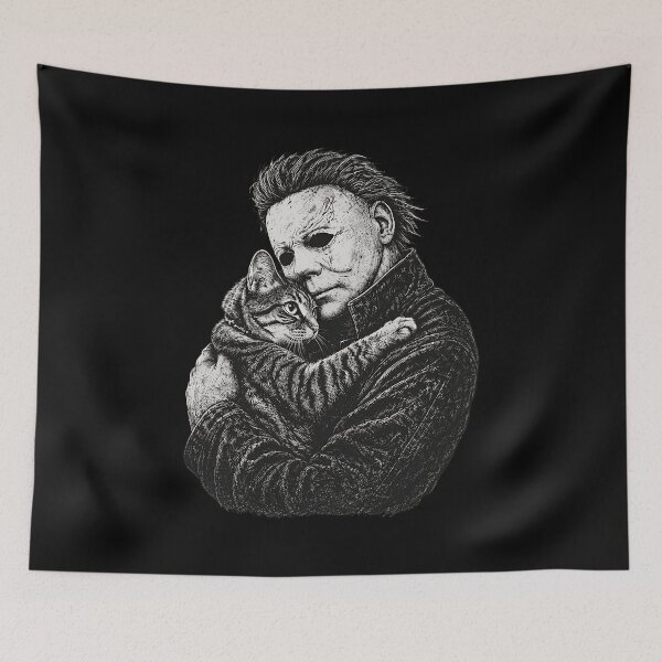 Item preview, Spooky Cat Hug Vintage Style designed and sold by SarahKing18667.