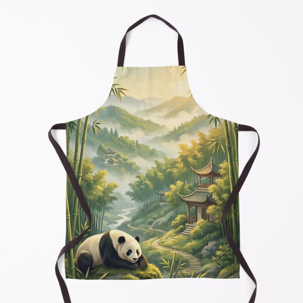 Item preview, Chengdu China Vintage Panda Travel Illustration designed and sold by Bomax121.