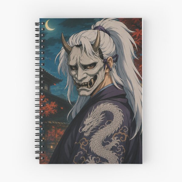 Item preview, Japanese Hannya Samurai Dragon Ronin designed and sold by bapupa.