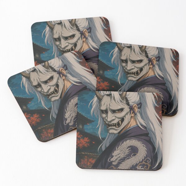 Item preview, Japanese Hannya Samurai Dragon Ronin designed and sold by bapupa.
