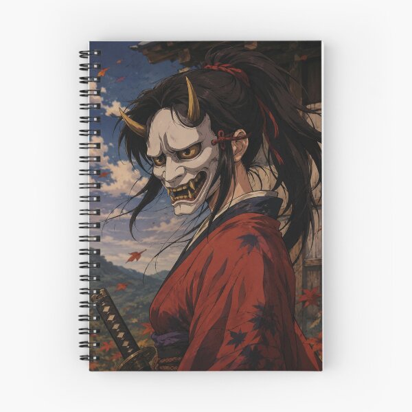 Item preview, Japanese Hannya Samurai Autumn Warrior designed and sold by bapupa.