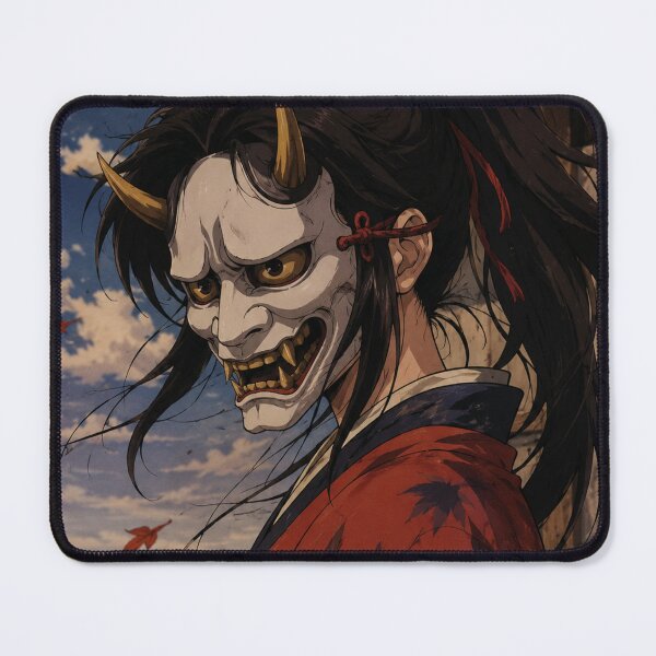 Item preview, Japanese Hannya Samurai Autumn Warrior designed and sold by bapupa.