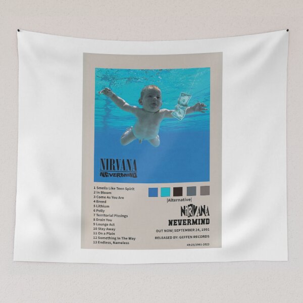 Item preview, 90s Grunge Alternative Rock Underwater Baby Money Parody Album Cover designed and sold by pioniksua.
