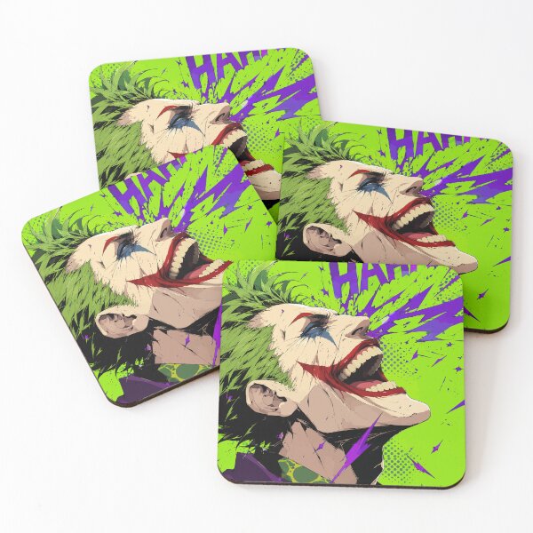 Item preview, Laughing Clown Villain Maniacal Grin Comic Pop Art Graphic designed and sold by The Upside Down.