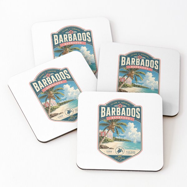 Item preview, Barbados Island Of Sunshine Caribbean Paradise Tropical Escape designed and sold by Star3NowForMe.