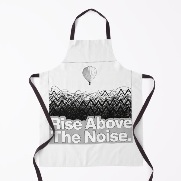 Item preview, Rise Above The Noise – Vintage Hot Air Balloon Above And Beyond Motivational & Inspirational Quotes designed and sold by Ideeplyfeltit.