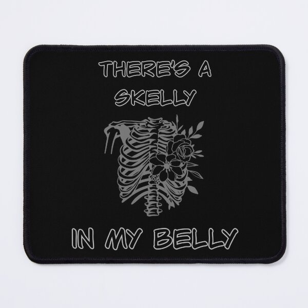 Item preview, there's a skelly in my belly Funny Skeleton Meme designed and sold by AMCreatix.