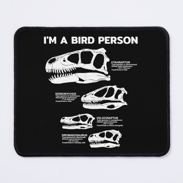 Item preview, I'm a bird person Dromaeosaur designed and sold by NicGrayGraphic.
