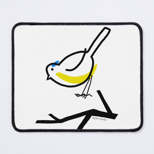 Item preview, Minimalist Blue Tit Line Art Bird designed and sold by Dyche Studio.