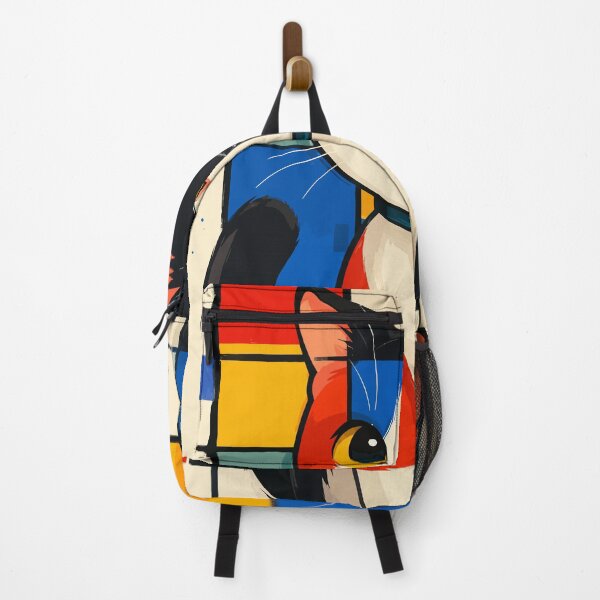 Item preview, Piet Mondrian Cat Abstract Geometric Modern Art Pop Graphic designed and sold by The Upside Down.