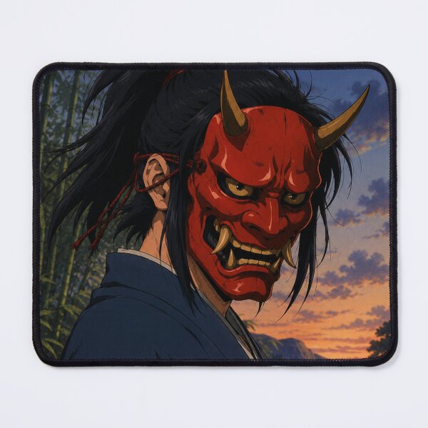 Item preview, Japanese Hannya Samurai Bamboo Wanderer designed and sold by bapupa.