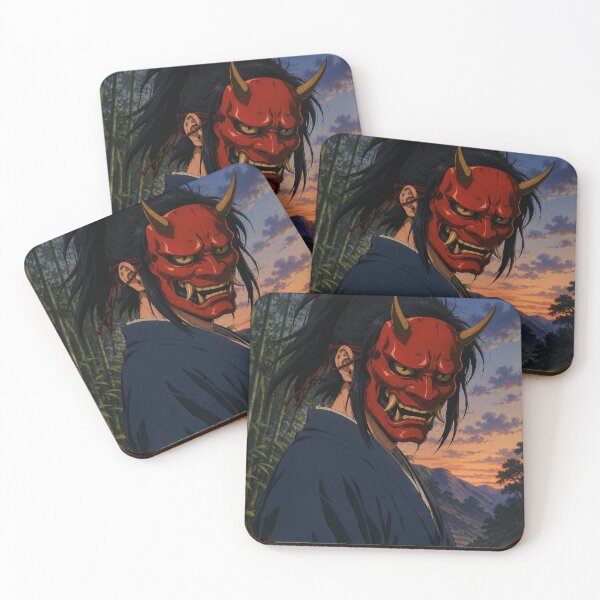 Item preview, Japanese Hannya Samurai Bamboo Wanderer designed and sold by bapupa.