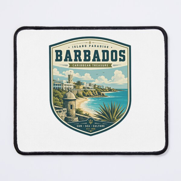 Item preview, Island Paradise Barbados Caribbean Treasure Sun Sea Culture Est. 1966 Traveler Vacation Souvenir designed and sold by Star3NowForMe.