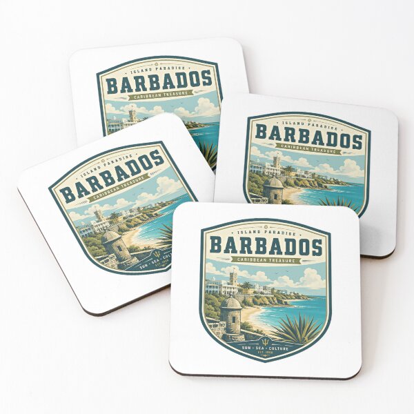 Item preview, Island Paradise Barbados Caribbean Treasure Sun Sea Culture Est. 1966 Traveler Vacation Souvenir designed and sold by Star3NowForMe.