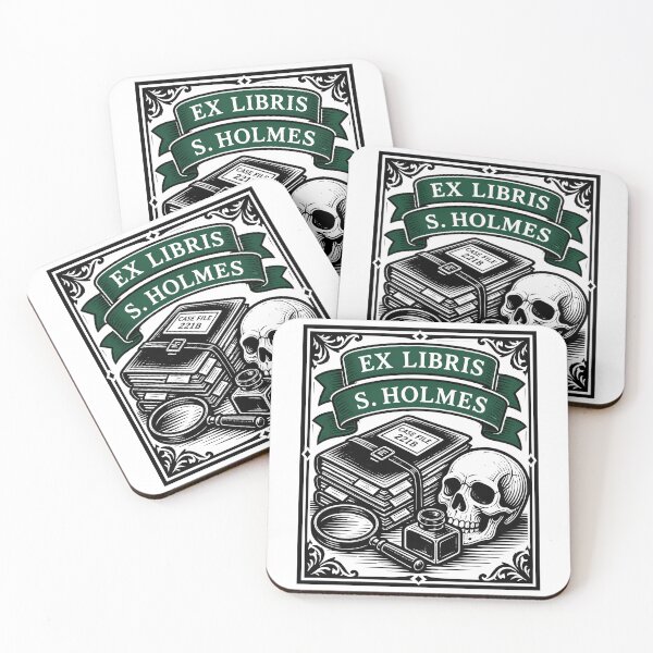 Item preview, Sherlock Holmes Ex Libris Case File 221B designed and sold by Fenay Designs.