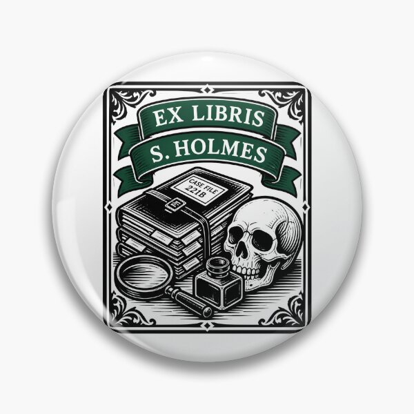 Item preview, Sherlock Holmes Ex Libris Case File 221B designed and sold by Fenay Designs.