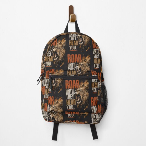 Item preview, Roar Until They Hear You – Vintage Distressed Lion Motivational Quote designed and sold by Bennie Singh.