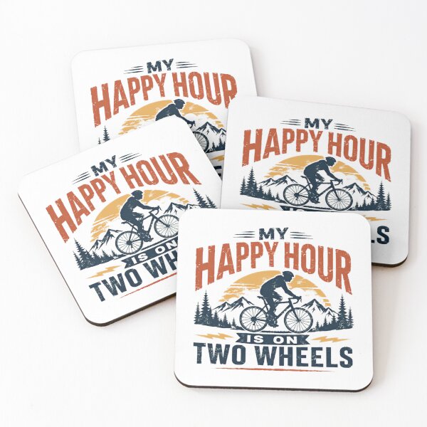 Item preview, My Happy Hour Is On Two Wheels Cycling Bike Rider Enthusiast designed and sold by RetroMini2026.