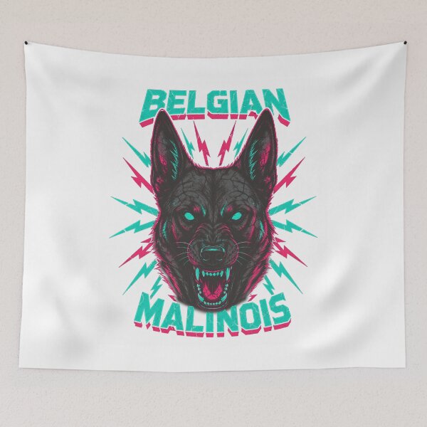 Item preview, Belgian Malinois Heavy Metal Dog designed and sold by Meteor77.