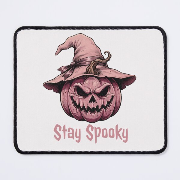 Item preview, Stay Spooky Pinkoween Witch Pumpkin Pastel Goth designed and sold by MythicCotton.