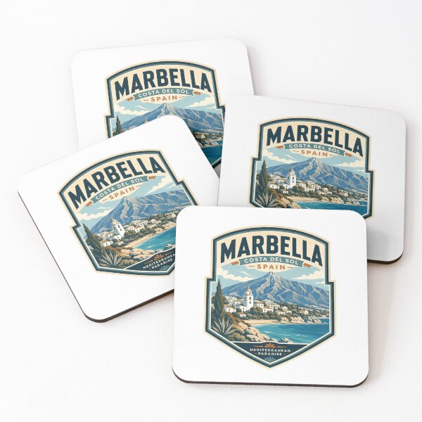 Item preview, Marbella Costa Del Sol Spain Mediterranean Paradise Travel Vacation Destination Souvenir designed and sold by Star3NowForMe.