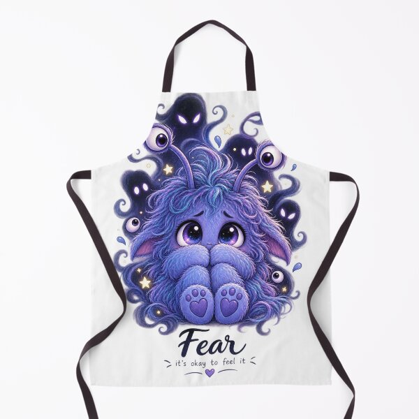 Item preview, Cute Purple Fear Monster Shadows Artwork designed and sold by MIArt Studio.