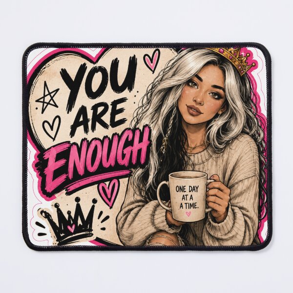 Item preview, You are Enough - The Positivity Princess designed and sold by The Positivity Princess.