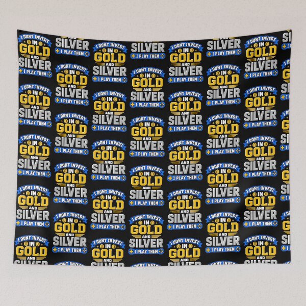 Item preview, I Don't Invest in Gold and Silver I Play Them Retro Gamer Joke designed and sold by TeeTimeTreasure.