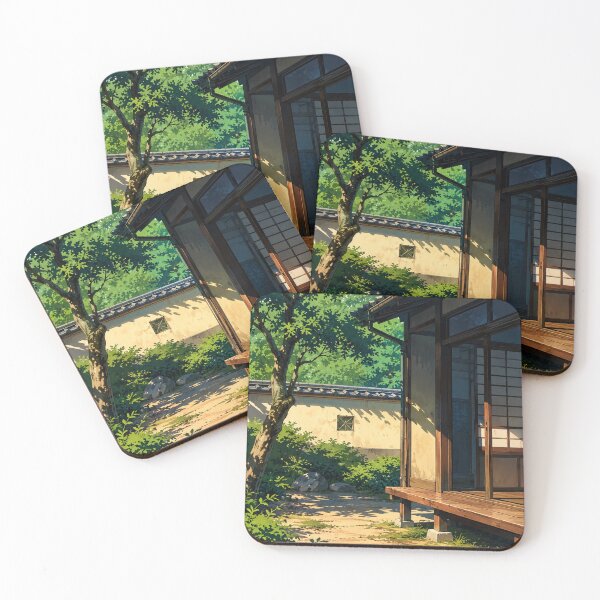 Item preview, Japan Aesthetic Sunlit Courtyard designed and sold by bapupa.