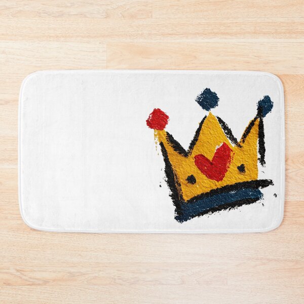 Item preview, Impasto Painted Royal Crown with Red Heart designed and sold by colorful-white.