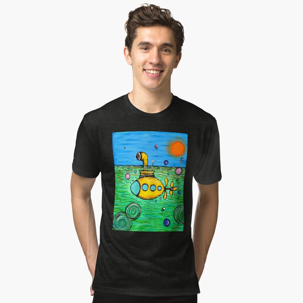 Item preview, Tri-blend T-Shirt designed and sold by colorinhappy.