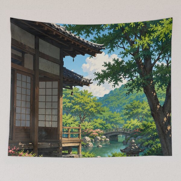 Item preview, Japan Aesthetic Garden Retreat designed and sold by bapupa.