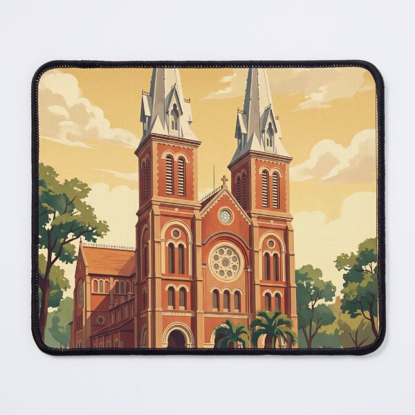 Item preview, Ho Chi Minh City Vietnam Vintage Illustration designed and sold by Bomax121.