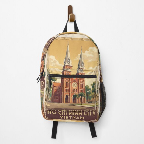 Item preview, Ho Chi Minh City Vietnam Vintage Illustration designed and sold by Bomax121.