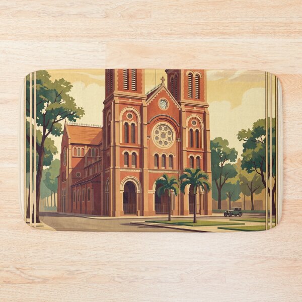 Item preview, Ho Chi Minh City Vietnam Vintage Illustration designed and sold by Bomax121.