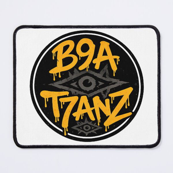Item preview, B9a T7anz Moroccan Darija Graffiti Yellow Drip Eye Graphic designed and sold by DesignArtist.ia.