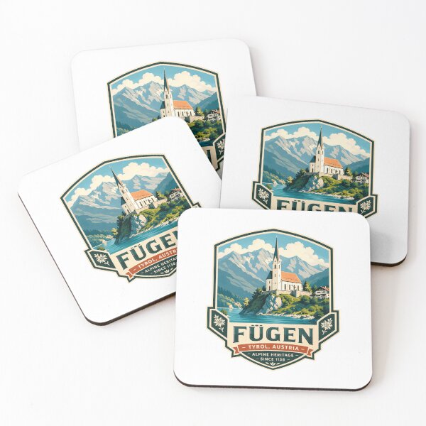 Item preview, Fügen Tyrol Austria Alpine Heritage Since 1138 Travel Souvenir designed and sold by Star3NowForMe.