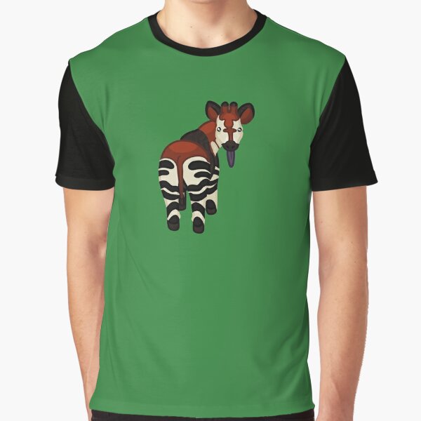 Okapi T Shirt for Girls and Women Cute Baby Okapi Shirt